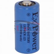 Li-FePO4 LFP-RCR 123A (3.2V-450mAH) High Top