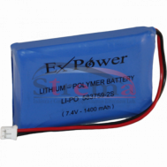 Li-Polymer 583759-2S (7.4V-1400mAH)